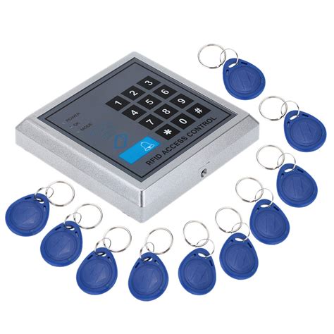 1 rfid proximity door control system 10 rfid keyfobs|agptek rfid door access control.